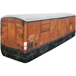 KisFa - Gedeckter GĂĽterwagen DB Gmhs 96 braun 3D-PlĂĽschkissen Eisenbahn PlĂĽschzug KisFa - Gedeckter GĂĽterwagen DB Gmhs 96 braun 3D-PlĂĽschkissen Eisenbahn PlĂĽschzug